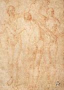 Jacopo Pontormo Three Graces painting